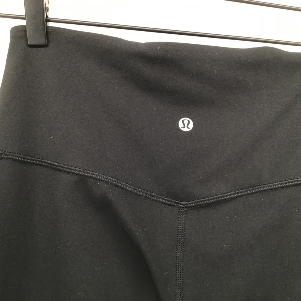 Lululemon Groove Super High-Rise Flared Pant Black Nulu Yoga Pants Size 8 - Picture 4 of 11
